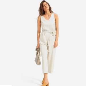 Everlane the luxe cotton jumpsuit